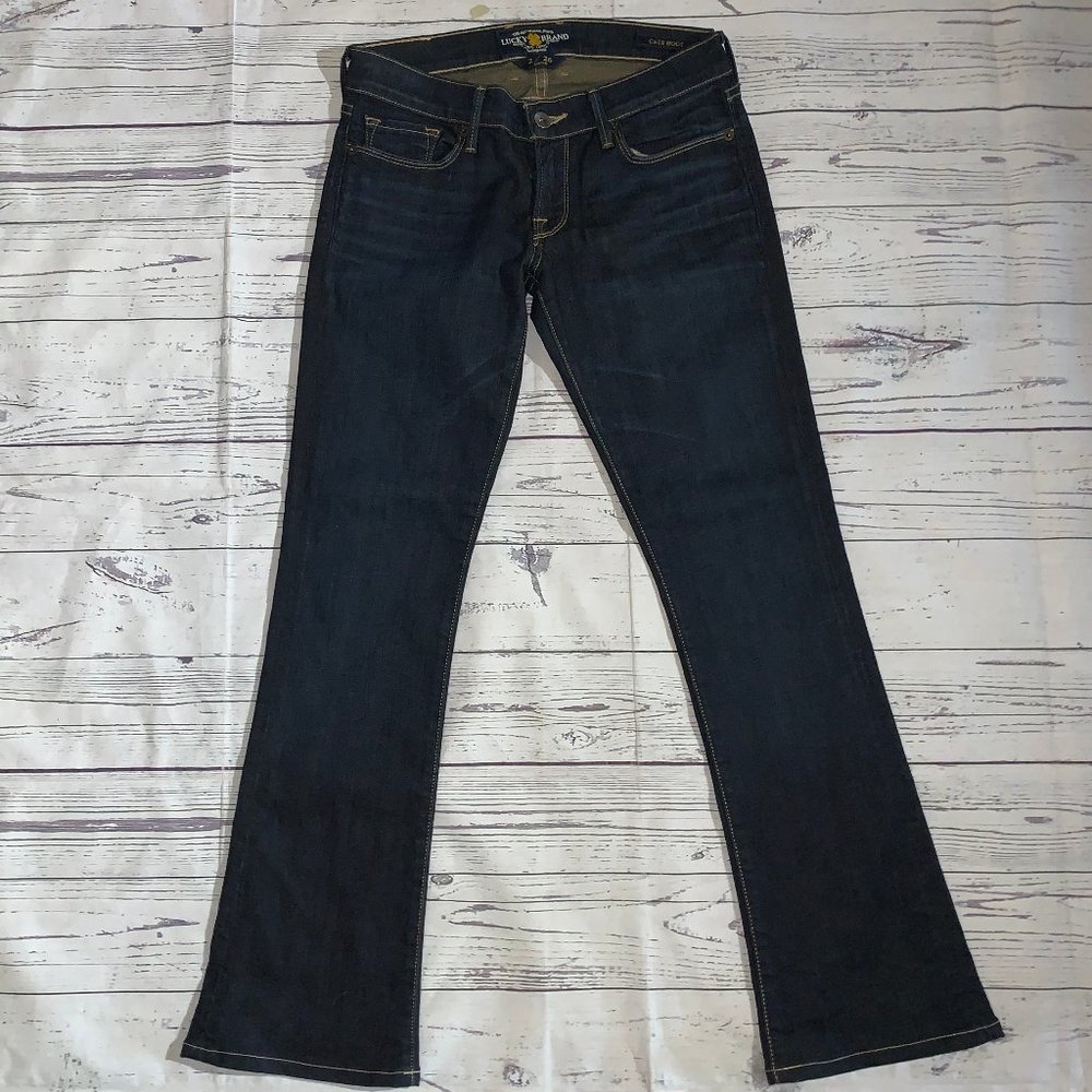 Lucky Brand Cate Boot Reign Dark Wash Jeans 2/26